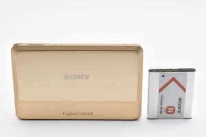 Sony Cyber-Shot DSC-TX9 Gold 12.2MP Digital Camera 4x Zoom Japanese language - Picture 1 of 13