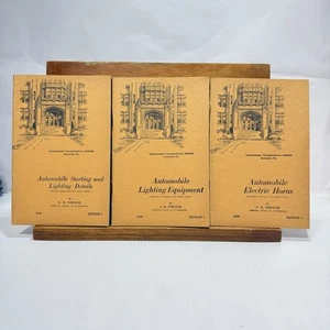 ICS Automobile Lighting & Electric Horns Manuals Lot 1945 Vintage Auto Mechanic - Picture 1 of 7