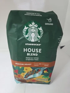 Starbucks House Blend Medium Roast Gemahlener Kaffee 12 Unzen Beutel. Exp.3/26 - Bild 1 von 3