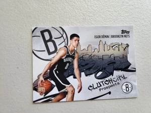 Bolso clutch de baloncesto Topps City Prospects Rookie RC CC-8 Egor Demin 2025-26 - Imagen 1 de 2