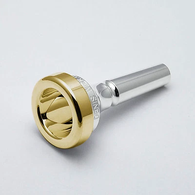Denis Wick 24K Gold Rim & Cup Trombone Mouthpiece, 5BS Small Shank NEW! - Image 1 of 4
