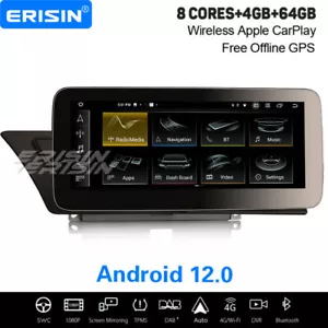 10.25" Android 13 Car Stereo For Audi A4/A5/B8 DAB+ WiFi 64GB CarPlay 8-Core Ships - Picture 1 of 23