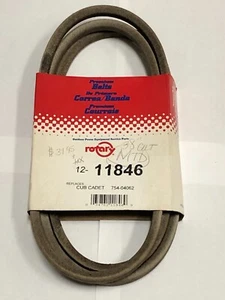 ROTARY PART# 12-11846, PREM. V-BELT REPLACES CUB CADET (77.7 INCHES X 1/2 INCH) - Picture 1 of 4