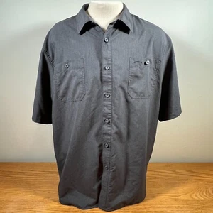 Camisa técnica Orvis para hombre gris carbón manga corta senderismo pesca Gorpcore XXL - Imagen 1 de 11