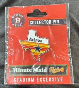 HOUSTON ASTROS Texas Retro Tequila Sunrise Officially Licensed Collector Pin 🔥 - Picture 1 of 2