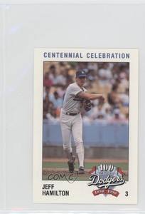 1990 Los Angeles Dodgers Police Jeff Hamilton #3