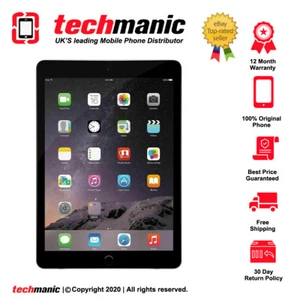 Apple iPad Air 2 (2nd Generation) - 16GB, Wi-Fi, 9.7in - Space Grey  - Afbeelding 1 van 1