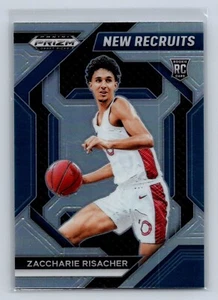 2024 Panini Prizm Draft Picks Zaccharie Risacher New Recruits Silver Prizm 21 - Bild 1 von 2