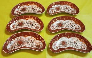 Vassoio per piatti osso in porcellana C.F. Boseck & Co Haida Austria rosso antico - Foto 1 di 24