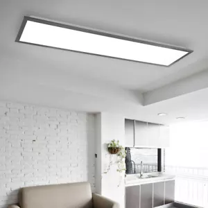 LED Decken Panel Leuchte Büro Flur Beleuchtung 80x20x7,5cm ultraflach sehr hell - Bild 1 von 11