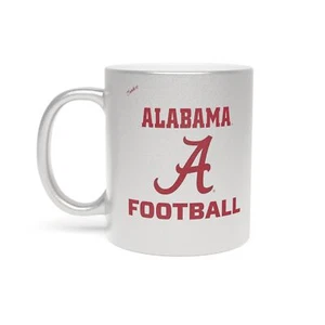 Alabama Crimson Tide FOOTBALL Metallic Becher (Silber) - Bild 1 von 5