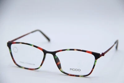 NEW MODO MODEL 7011 MRBWTT RED GREEN BLACK YELLOW AUTHENTIC EYEGLASSES 54-15 - Image 1 of 4