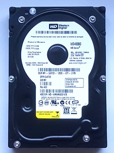 40 GB SATA Western Digital Caviar WD400BD-75MRA3 7200rpm 2MB HDD 3,5 " Hard - Picture 1 of 1