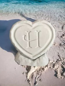 Letter H Alphabet & Numbers Stone Ornament Home Garden A Learning Phonetic Gift - Picture 1 of 4