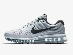 NIKE AIR MAX 2017 WOLF GREY SIZE 8.5 BRAND NEW W/BOX 849559-101 NIB 95 97 2011 - Picture 1 of 6