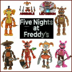 6Pcs FNAF Five Nights at Freddy's Action Figur Modell LED Licht Spielzeug Kind - Bild 1 von 9