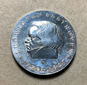 1970 A Germany 10 Mark - Ludwig van Beethoven - silver coin - Picture 1 of 3