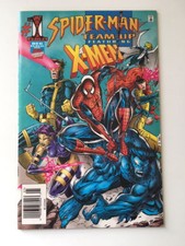 Spider-Man Team-Up X-Men Vol1 #1 Marvel Comics Dec1995 Newsstand Lashley FN BIN