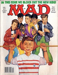Mad Magazine #301 1991 (marzo), New Kids on the Block ~ Excelente - Imagen 1 de 6