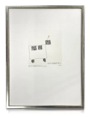 Günther Schützenhöfer - Radierung 2002 - lim. 43/250 - Untitled - gerahmt - Bild 1 von 4