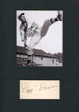 BASEBALL PITCHER Dizzy Dean autograph, signed album page mounted