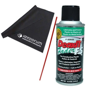 Caig DeoxIT F5S-H6 Faderlube Spray con paño de microfibra - Imagen 1 de 4