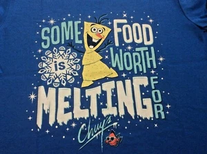 NUOVO Chuys T Shirt Youth Small Olaf Qualche Cibo Vale la pena sciogliersi per - Foto 1 di 2