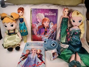 Disney Frozen II Golden Book Magical Guide Book Puppe und Plüsch Konvolut - Bild 1 von 18