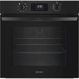 Indesit IO 253 B UK Turn&Go Built In 60cm Electric Single Oven Black A - Picture 1 of 10