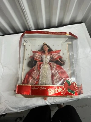 Caja de error retirada del mercado 1997 Happy Holidays Barbie edición especial nueva en caja difícil de encontrar rara  Foto 1 de 3