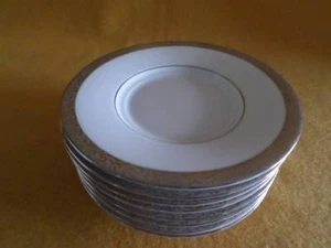 NIKKO PLATIN FILIGRAN PATRA UNTERTASSE WEISS SILBER NEUWERTIG MEHRERE VERFÜGBAR - Bild 1 von 6