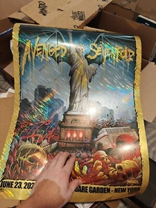 Avenged Sevenfold Konzert Poster Moon Lava Foil LE /20 , New York City 23.06.23 - Bild 1 von 2