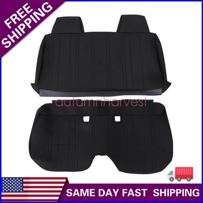 Nuevas fundas de asiento de banco de repuesto delanteras negras para camioneta Toyota Hilux 1987-1994 Foto 1 de 4