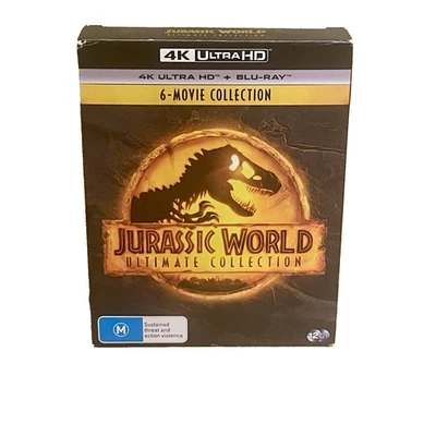 Jurassic World Ultimate Collection 6 Movies Blu-Ray + 4K UltraHD 12 Disc Box Set - image 1 of 4