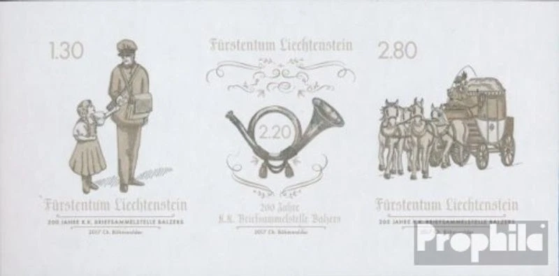 Estampillas Liechtenstein 2017 Mi Block30B (edición completa) Buntdruck sin montar como nuevas  Foto 1 de 1