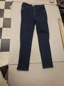 Abercrombie Fitch Super Skinny High Rise Womens Jeans Size 26 2S Denim Blue - Picture 1 of 9