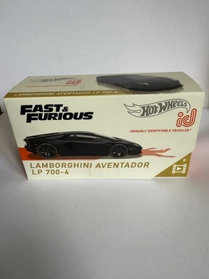 Hot Wheels ID Fast And Furious Lamborghini Aventador LP 700-4 Mint Sealed Rare - Image 1 of 4