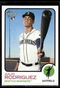 Topps 2022 Topps Heritage Julio Rodriguez Seattle Mariners - Picture 1 of 2