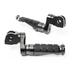 25mm Adjustable Front Foot Pegs Black R-FIGHT For GSX1300R Hayabusa 16-20 21 22 - Picture 1 of 6