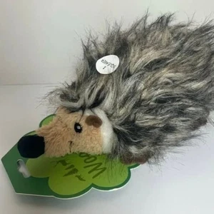 NEW Woodland Wonders Wag N Woof Plush Hedgehog Dog Toy with Squeaker - Bild 1 von 6