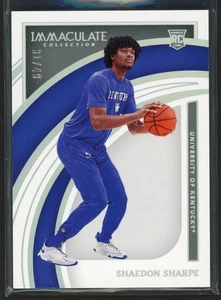 2022 Panini Immaculate Collegiate Shaedon Sharpe #15 Rookie RC  /49 - Picture 1 of 2