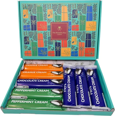 Chocolate Gift Hamper Box Set Contains Frys Chocolate Cream Bars Selections for  - Image 1 of 4