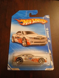 Chevy Camaro SS Silver Indianapolis 500 Hot Wheels HW Garage 6/10 '10 con OH5 NUEVO EN PAQUETE - Imagen 1 de 2