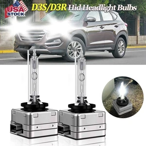 For Hyundai Tucson 2016-2018 HID Xenon Headlight Bulbs White High Beam D3S/D3R - Picture 1 of 10