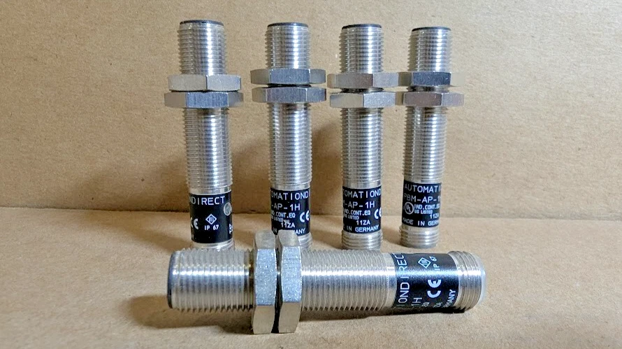 AutomationDirect PBM-AP-1H Inductive Proximity Sensor, 12mm, 1NO, PNP, 24V (New) - Image 1 of 4