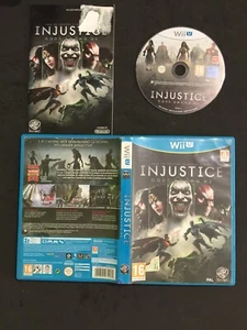 Injustice Gods Among US Nintendo Wii U Wiiu Utiliza Italiano Pal - Imagen 1 de 4