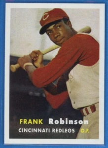 2019 Topps Update Series Iconic Card Reprints #ICR-10 Frank Robinson 1957 Topps - Picture 1 of 2