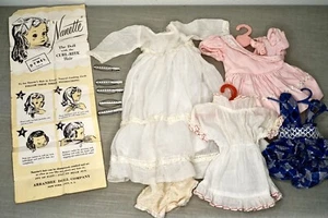 Vintage Arranbee R&B Nanette bambola cura capelli arricciacapelli istruzioni vestiti lotto di 11 - Foto 1 di 9