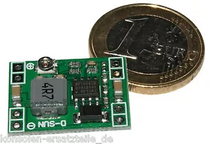 4 x Mini Spannungsregler einstellbar Step down DC-DC OUT ca.: 0,8V-20V / 3A max. - Bild 1 von 1