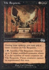 1x Vile Requiem NM, English MTG Urza's Saga